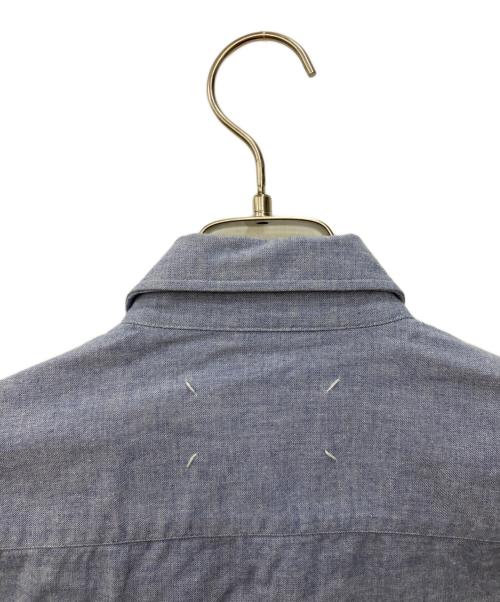 Maison Margiela（メゾンマルジェラ）Maison Margiela (メゾンマルジェラ) シャンブレーシャツ スカイブルー サイズ:38の古着・服飾アイテム