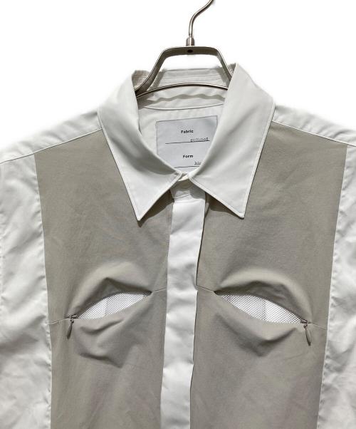 FUMITO GANRYU（フミトガンリュウ）FUMITO GANRYU (フミトガンリュウ) ワトープリーテッドハーフスリーブシャツ ベージュ サイズ:1 未使用品の古着・服飾アイテム