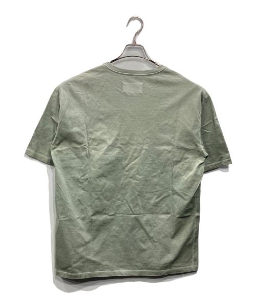 Maison Margiela（メゾンマルジェラ）Maison Margiela (メゾンマルジェラ) ガーメントダイ メモリーオブ カットソー グリーン サイズ:44の古着・服飾アイテム