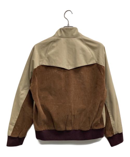 Maison Margiela（メゾンマルジェラ）Maison Margiela (メゾンマルジェラ) 5ジップスイングトップジャケット ベージュ×ブラウン サイズ:46の古着・服飾アイテム