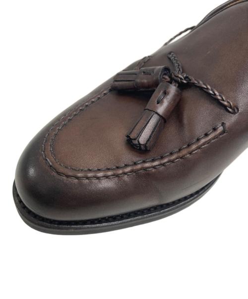 berwick（バーウィック）berwick (バーウィック) タッセルローファー ブラウン サイズ:8.5の古着・服飾アイテム