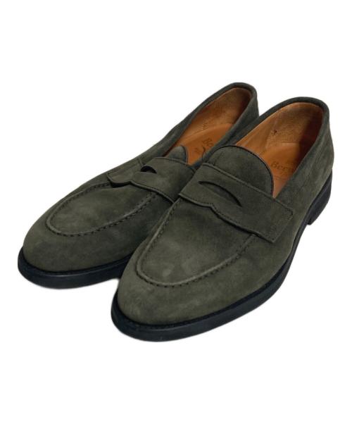 berwick（バーウィック）berwick (バーウィック) スエードローファー グリーン サイズ:SIZE 8の古着・服飾アイテム