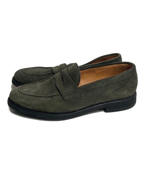 berwick（バーウィック）berwick (バーウィック) スエードローファー グリーン サイズ:SIZE 8の古着・服飾アイテム