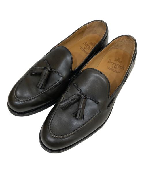 berwick（バーウィック）berwick (バーウィック) 4340SIDAGNタッセルローファー グリーン サイズ:SIZE 8.5の古着・服飾アイテム