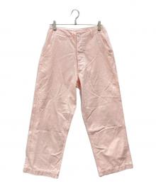 Spick and Span（スピック＆スパン）の古着「Higuchi×S チノワイドパンツ」｜ピンク