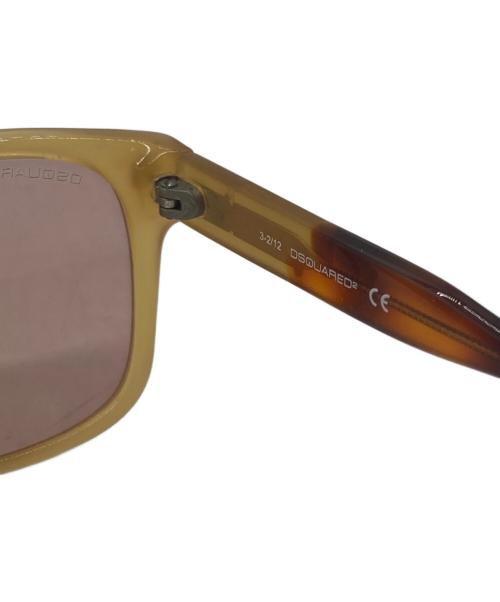 DSQUARED2（ディースクエアード）DSQUARED2 (ディースクエアード) カラーレンズサングラス イエローの古着・服飾アイテム