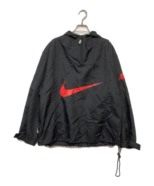 NIKE（ナイキ）NIKE (ナイキ) ビッグスウッシュアノラック ブラック サイズ:Mの古着・服飾アイテム