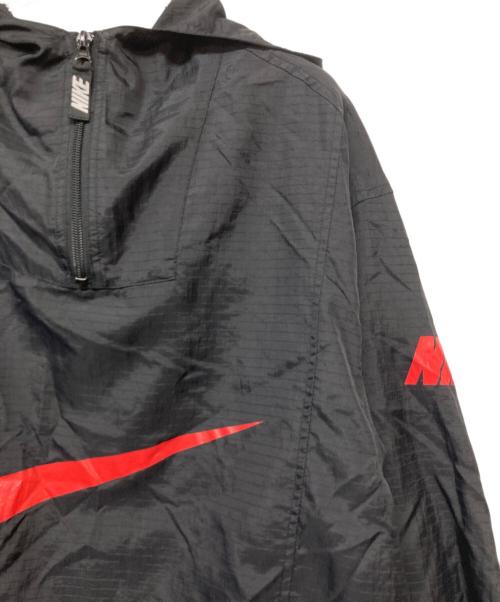 NIKE（ナイキ）NIKE (ナイキ) ビッグスウッシュアノラック ブラック サイズ:Mの古着・服飾アイテム
