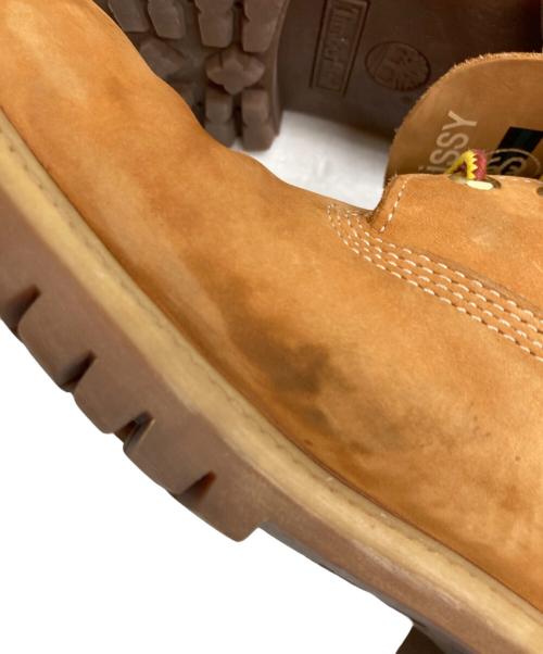 Timberland（ティンバーランド）Timberland (ティンバーランド) stussy (ステューシー) 7ホールブーツ ブラウン サイズ:27.5の古着・服飾アイテム