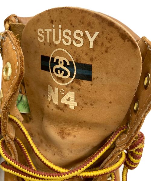 Timberland（ティンバーランド）Timberland (ティンバーランド) stussy (ステューシー) 7ホールブーツ ブラウン サイズ:27.5の古着・服飾アイテム