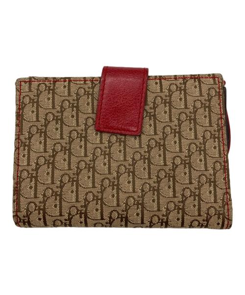 Christian Dior（クリスチャン ディオール）Christian Dior (クリスチャン ディオール) トロッター サドルウォレット ベージュの古着・服飾アイテム
