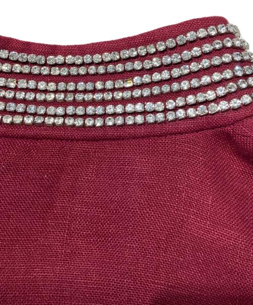 TORY BURCH（トリーバーチ）TORY BURCH (トリーバーチ) ミニドレス レッド サイズ:6の古着・服飾アイテム