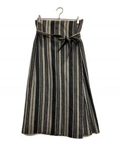 DRIES VAN NOTEN☆新品タグ付　リネン100%　ラップスカート　36 中古・古着通販】DRIES VAN NOTEN (ドリスヴァンノッテン) シルク