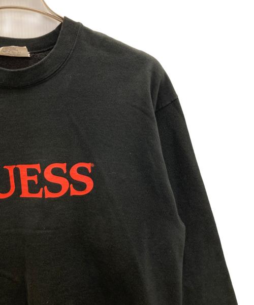 GUESS（ゲス）GUESS (ゲス) オールドロゴスウェット ブラック サイズ:表記無しの古着・服飾アイテム
