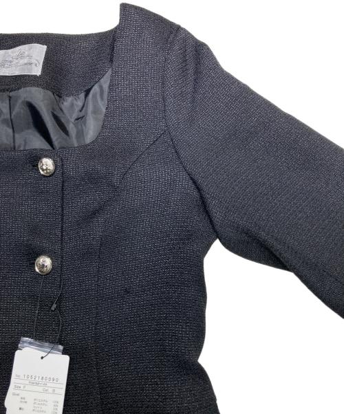OLIVE des OLIVE（オリーブデオリーブ）OLIVE des OLIVE (オリーブデオリーブ) ダブル銀釦ジャケットセットアップ ブラック サイズ:F 未使用品の古着・服飾アイテム