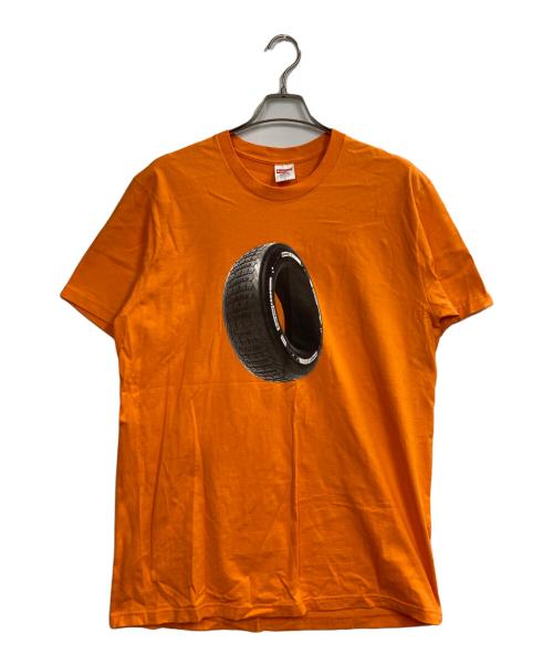 SUPREME（シュプリーム）SUPREME (シュプリーム) 20AWタイヤプリントTシャツ オレンジ サイズ:Lの古着・服飾アイテム