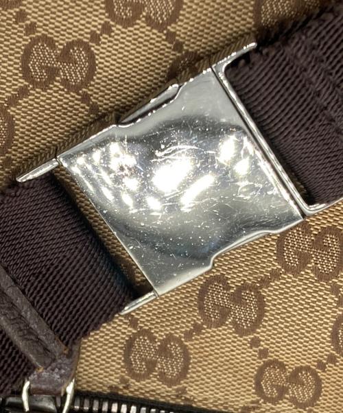 GUCCI（グッチ）GUCCI (グッチ) GG キャンバス ウエストポーチ ベージュの古着・服飾アイテム