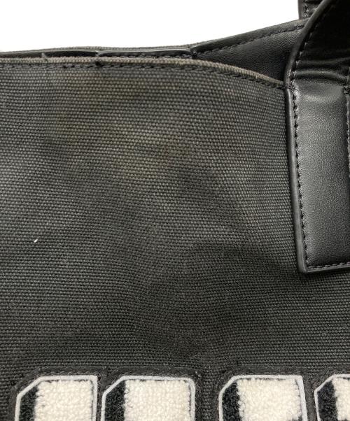MICHAEL KORS（マイケル・コース）MICHAEL KORS (マイケル・コース) TOKYOワッペンキャンバス2WAYトートバッグ ブラックの古着・服飾アイテム