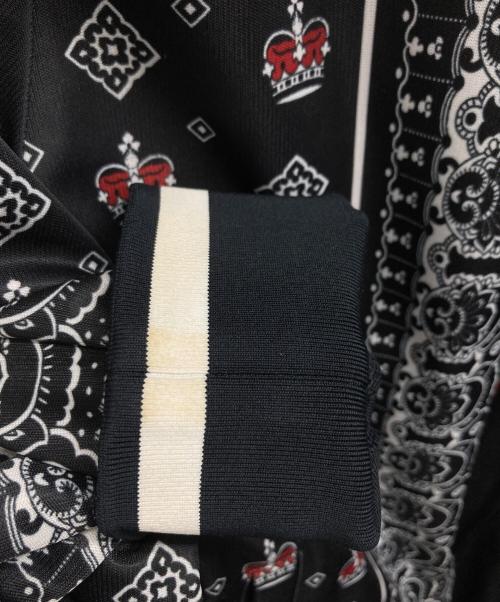 DOLCE & GABBANA（ドルチェ＆ガッバーナ）DOLCE & GABBANA (ドルチェ＆ガッバーナ) バンダナ総柄ハイネックジップブルゾン ブラック サイズ:48の古着・服飾アイテム