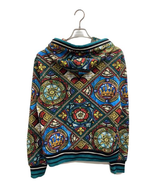 DOLCE & GABBANA（ドルチェ＆ガッバーナ）DOLCE & GABBANA (ドルチェ＆ガッバーナ) ベトラートプリント プルオーバーパーカー マルチカラー サイズ:46の古着・服飾アイテム