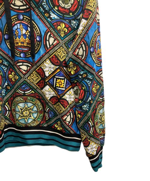 DOLCE & GABBANA（ドルチェ＆ガッバーナ）DOLCE & GABBANA (ドルチェ＆ガッバーナ) ベトラートプリント プルオーバーパーカー マルチカラー サイズ:46の古着・服飾アイテム