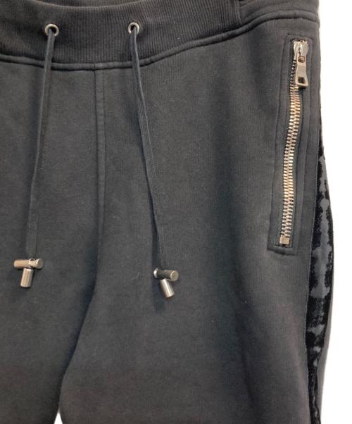 BALMAIN（バルマン）BALMAIN (バルマン) ジップデザインジョガーパンツ ブラック サイズ:Ｓの古着・服飾アイテム
