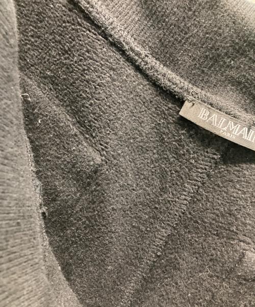 BALMAIN（バルマン）BALMAIN (バルマン) ジップデザインジョガーパンツ ブラック サイズ:Ｓの古着・服飾アイテム