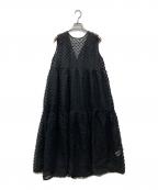 TORRAZZO DONNAトラッゾドンナ）の古着「2way dot tiered OP」｜ブラック