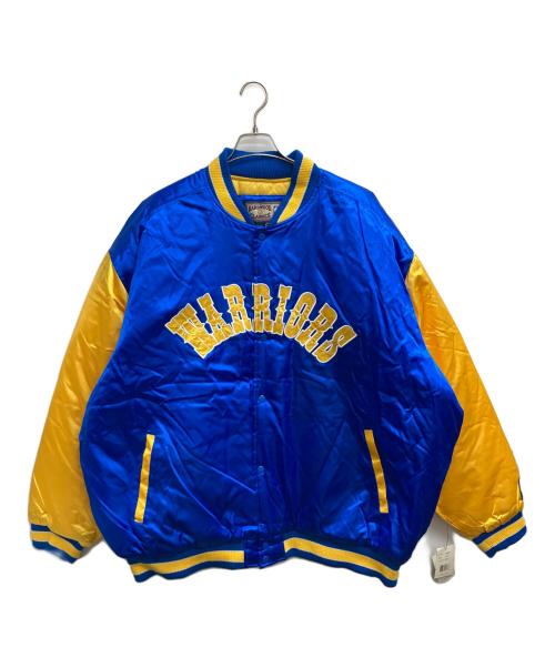 HARDWOOD CLASSICS（ハードウッドクラシック）HARDWOOD CLASSICS (ハードウッドクラシック) スタジャン ブルー×イエロー サイズ:XXXL 未使用品の古着・服飾アイテム