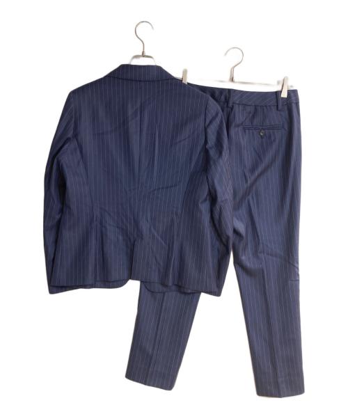 INED（イネド）INED (イネド) ストライプセットアップスーツ ネイビー サイズ:13の古着・服飾アイテム