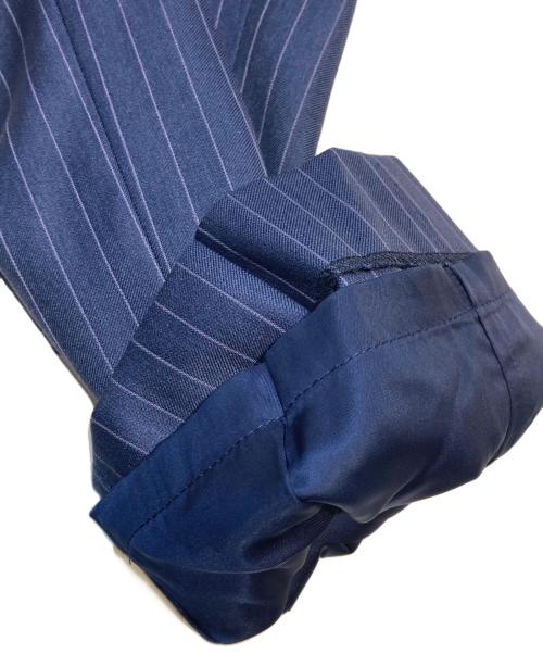 INED（イネド）INED (イネド) ストライプセットアップスーツ ネイビー サイズ:13の古着・服飾アイテム