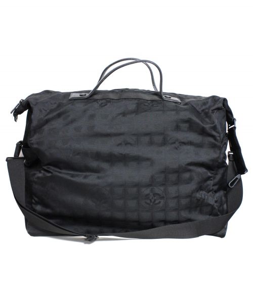 CHANEL（シャネル）CHANEL (シャネル) ニュートラベルライン2WAYボストン ブラック サイズ:表記無し 6660596　の古着・服飾アイテム