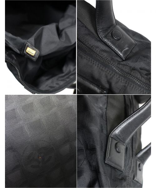 CHANEL（シャネル）CHANEL (シャネル) ニュートラベルライン2WAYボストン ブラック サイズ:表記無し 6660596　の古着・服飾アイテム