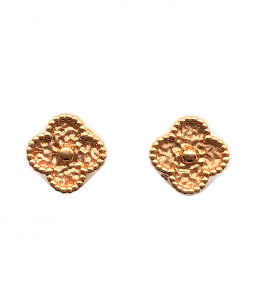 VAN CLEEF & ARPELS（ヴァンクリーフ＆アーペル）VAN CLEEF & ARPELS (ヴァンクリーフ＆アーペル) スウィートアルハンブラピアス ローズゴールド サイズ:- AU750 ローズゴールドの古着・服飾アイテム