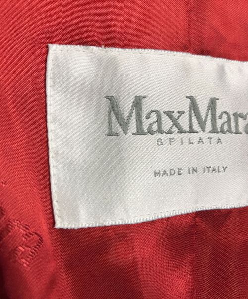 MaxMara（マックスマーラ）MaxMara (マックスマーラ) テディベアコート レッド サイズ:Lの古着・服飾アイテム