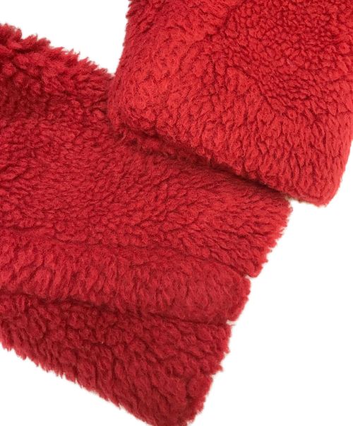 MaxMara（マックスマーラ）MaxMara (マックスマーラ) テディベアコート レッド サイズ:Lの古着・服飾アイテム