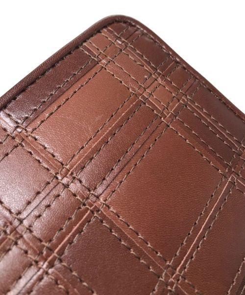 MOTHERHOUSE（マザーハウス）MOTHERHOUSE (マザーハウス) アンティーク メッシュ ラウンド ロング ウォレット ブラウン サイズ:実寸参照の古着・服飾アイテム