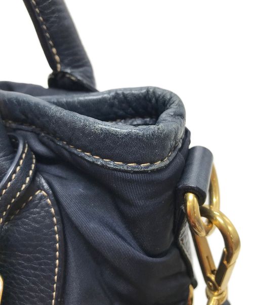 PRADA（プラダ）PRADA (プラダ) ナイロン2WAYバッグ ネイビー サイズ:実寸参照の古着・服飾アイテム