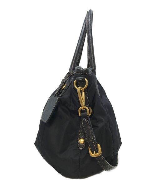 PRADA（プラダ）PRADA (プラダ) ナイロン2WAYバッグ ネイビー サイズ:実寸参照の古着・服飾アイテム