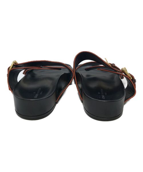 LOUIS VUITTON（ルイ ヴィトン）LOUIS VUITTON (ルイ ヴィトン) キャットグラム サンダル レッド サイズ:35の古着・服飾アイテム