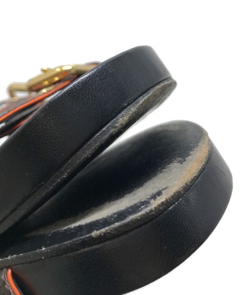 LOUIS VUITTON（ルイ ヴィトン）LOUIS VUITTON (ルイ ヴィトン) キャットグラム サンダル レッド サイズ:35の古着・服飾アイテム