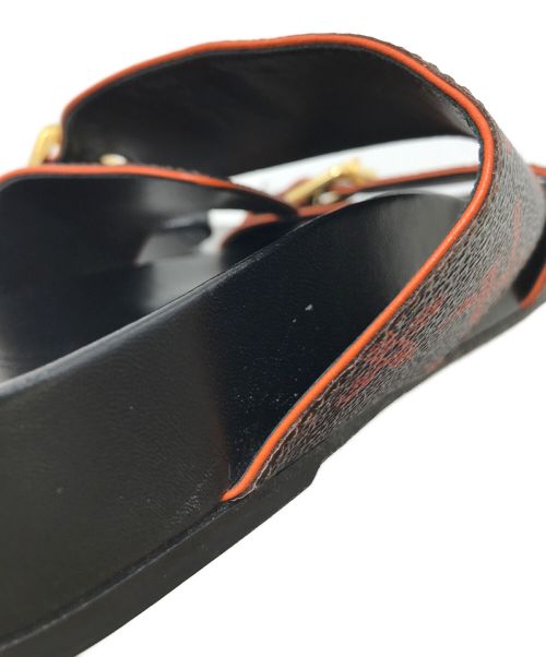 LOUIS VUITTON（ルイ ヴィトン）LOUIS VUITTON (ルイ ヴィトン) キャットグラム サンダル レッド サイズ:35の古着・服飾アイテム