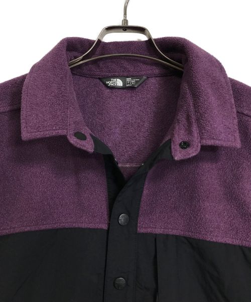 THE NORTH FACE（ザ ノース フェイス）THE NORTH FACE (ザ ノース フェイス) VANS (バンズ) フリースプルーバージャケット/スナップフリースジャケット パープル サイズ:XLの古着・服飾アイテム