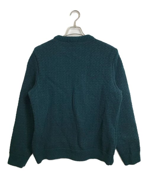 L.L.Bean（エルエルビーン マウンテンパーカー）L.L.Bean (エルエルビーン) バーズアイニット　ノルウェージャン クルーネック　ウールニット グリーン サイズ:Mの古着・服飾アイテム