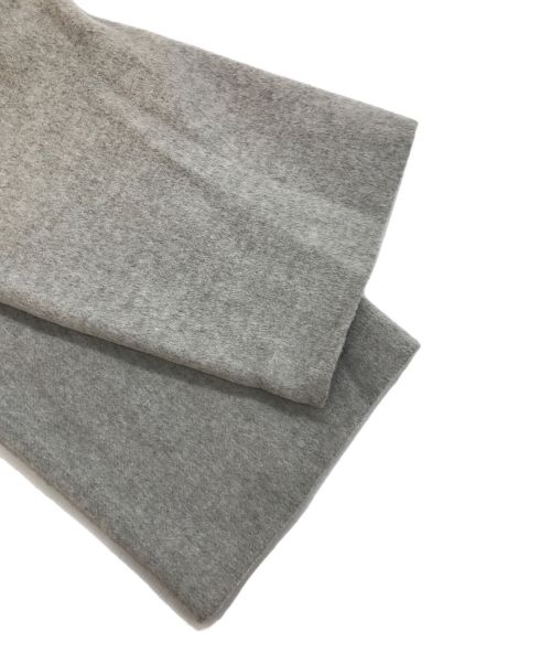 Noble（ノーブル）Noble (ノーブル) リバーオーバーフレアコート　アウター　ウール混コート グレー サイズ:38の古着・服飾アイテム