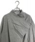 中古・古着 Noble (ノーブル) リバーオーバーフレアコート　アウター　ウール混コート グレー サイズ:38：5000円