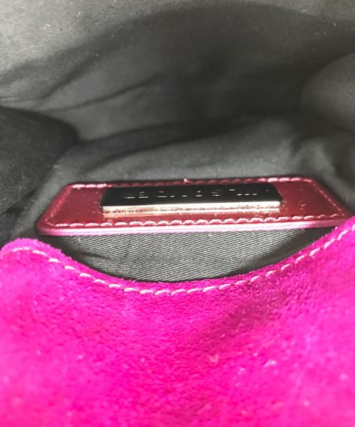 JIL SANDER（ジルサンダー）JIL SANDER (ジルサンダー) パテントポーチ/ロゴポーチ レッド サイズ:実寸参照の古着・服飾アイテム