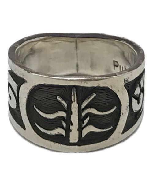 インディアンジュエリー（インディアンジュエリー）インディアンジュエリー (インディアンジュエリー) ホピ族シルバーリング シルバー サイズ:13の古着・服飾アイテム