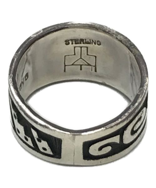 インディアンジュエリー（インディアンジュエリー）インディアンジュエリー (インディアンジュエリー) ホピ族シルバーリング シルバー サイズ:13の古着・服飾アイテム