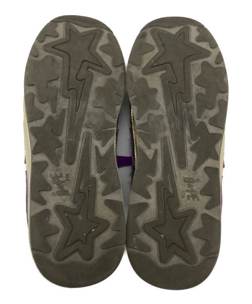 A BATHING APE（ア ベイシング エイプ）A BATHING APE (アベイシングエイプ) Bape Road Sta ゴールド×パープル×グリーン サイズ:9.5の古着・服飾アイテム